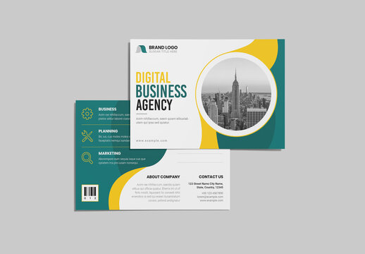 Busniess Postcard Layout