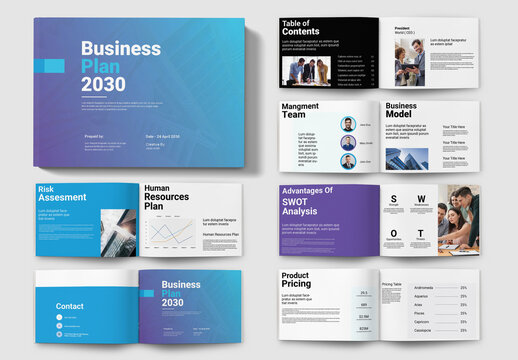 Business Plan Template Layout