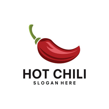 Chili logo design template illustration vector