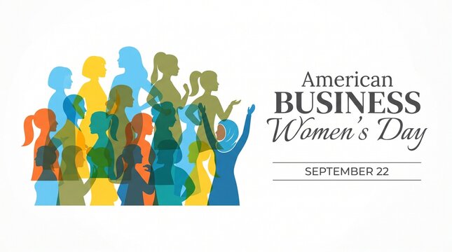 Diverse women celebrating american business women's day
