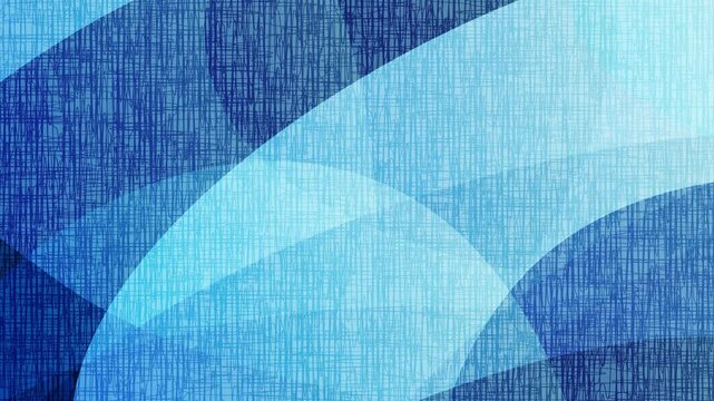 Abstract Blue Geometric Wavy Pattern 4K