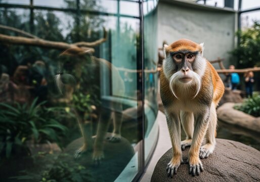 Glass-Gazed Sentinel of the Verdant Enclosure