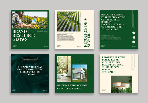 Portfolio Social Media Post Layout