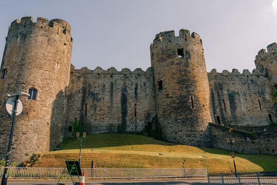 Conwy Castle medieval fortress in Conwy, North Wales, built by King Edward I in the late 13th century, UK - 8 September 2026.
