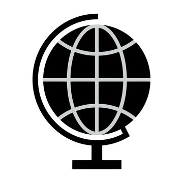 Globe icon symbolizing global connection and international communication