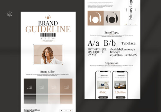 Brand Guideline News Letter Template