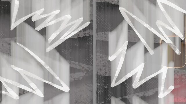 Old damaged film reel with grunge textures