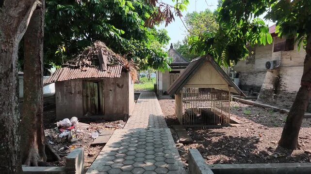 Neglected tomb complex of Nyai Ahmad Dahlan, Indonesian National Hero and wife of Muhammadiyah founder KH Ahmad Dahlan, located in historic Kauman, Yogyakarta, Indonesia.