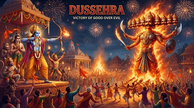 "Triumph of Light & Truth: Happy Dussehra