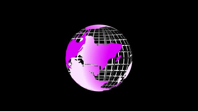 Global earth rotating in digital news studio backdrop with futuristic broadcast set, world headlines, breaking news concept, international media, global communication, modern television background bla