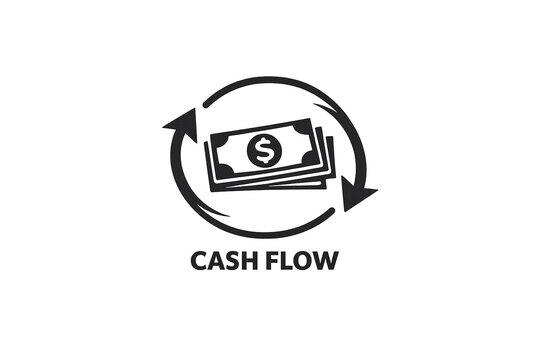 Money flowing in a circular pattern with arrows