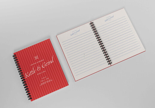 Spiral Book Mockup