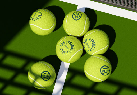 Tennis Ball Mockup
