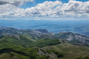 Obraz premium Sveto Brdo hiking trail leads to some of the most incredible views, Croatia
