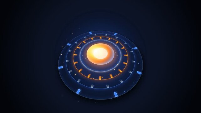 Cybernetic Engine Core Plasma Fusion Reactor Motion 2K