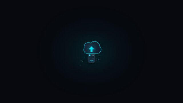 UI File Upload Progress Checkmark Motion Graphic 2K