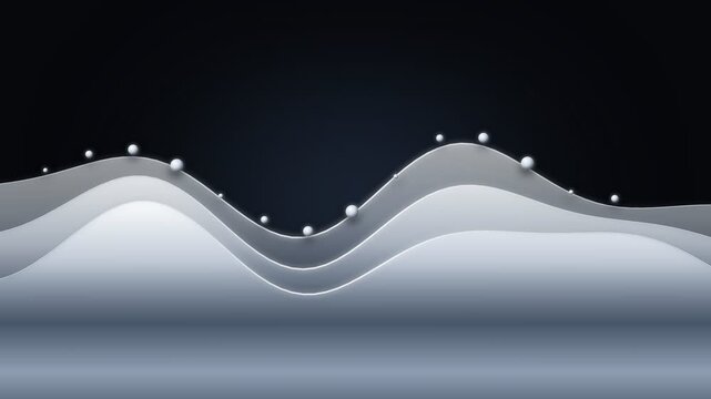 Liquid Metal Chrome Mercury Wave Motion Graphic 2K