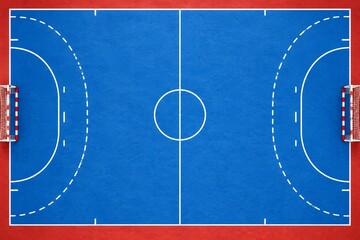 Fototapeta premium Handball Court Background. Sport Court and Field.
