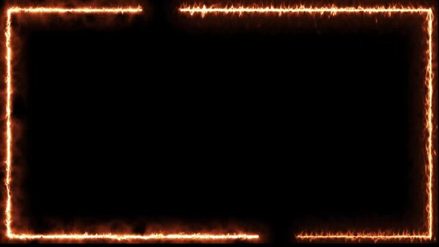 Abstract Neon Glowing Split Frame Background with Purple and Green Light Loop 4K


