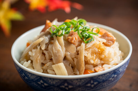 鶏ごぼう炊き込みご飯