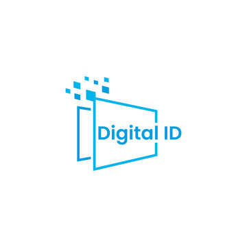 This logo displays the concept of digital identity and technology with the words &ldquo;Digital ID&rdquo; in blue.