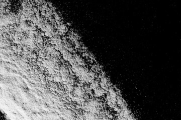 Obraz premium nature snow on the black backgrounds