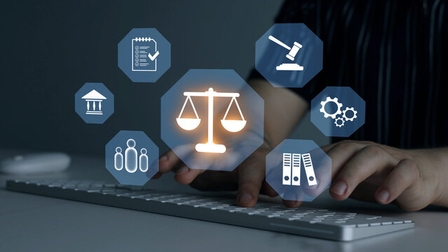Business legal advice services, justice and law.Professional legal advice and justice services for every legal need. Services and legal consultancy concept.	
