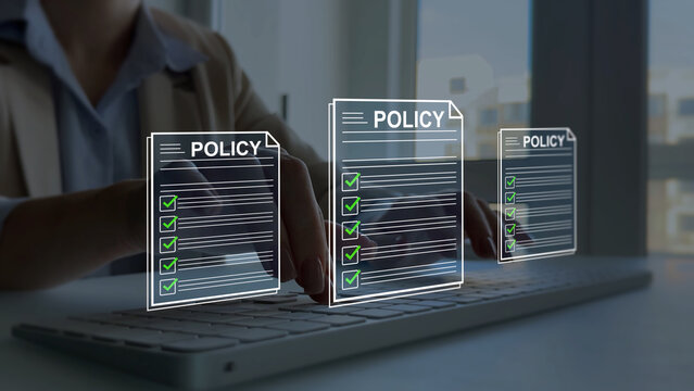 Digital Policy document management system with automated verification and approval process. Online workflow improves organization, compliance, productivity and secure records managemen