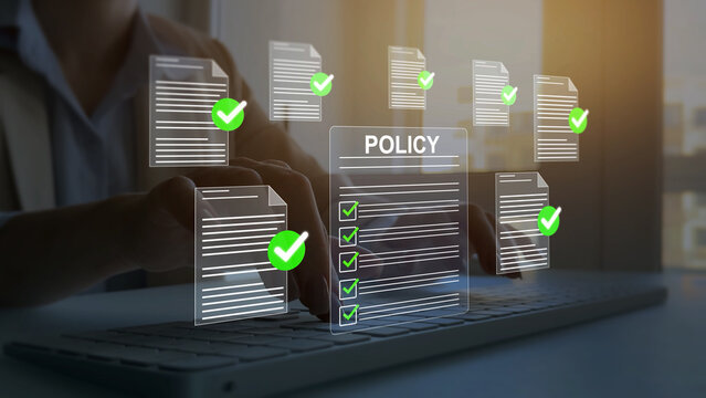 Digital Policy document management system with automated verification and approval process. Online workflow improves organization, compliance, productivity and secure records management
