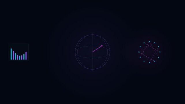 Quantum Computing Bloch Sphere and Qubit Coherency Gauges Seamless Loop