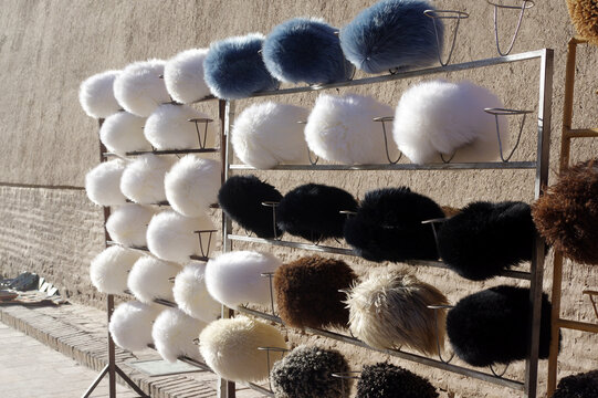 chugurma sur un march&eacute; &agrave; Khiva, Ouzb&eacute;kistan,