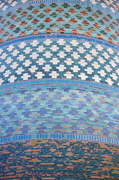 Le minaret Kalta Minor &agrave; Khiva, Ouzb&eacute;kistan

