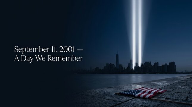 Remembering september 11 2001 through nighttime tributes that inspire hope across america