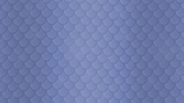Waving Blue Mermaid Scale Texture Background Animation Loop