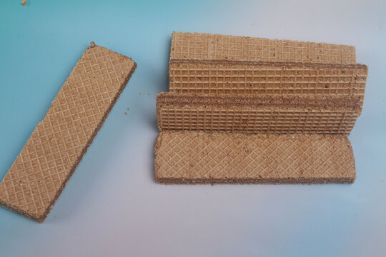 wafers isolated on color table