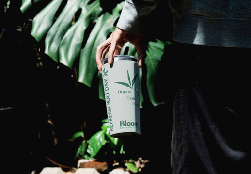 Holding Tumbler Mockup