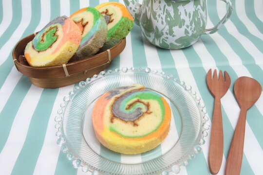 slice of bake on white plate