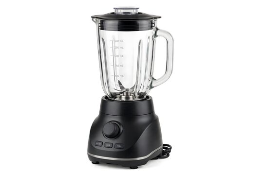 Black electric kitchen blender with appliance