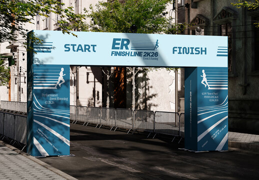Urban Event Gate Mockup