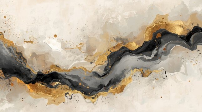 abstract fluid art