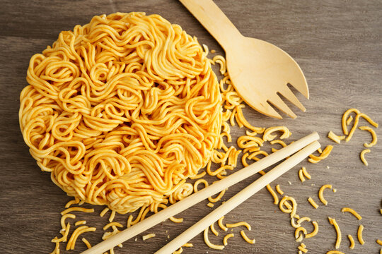 Instant noodles dry junk food with high sodium.