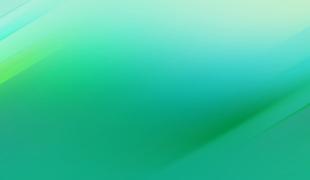 Abstract blurred green background with fast motion data flow