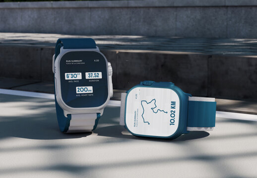 Modern Smartwatch Mockup