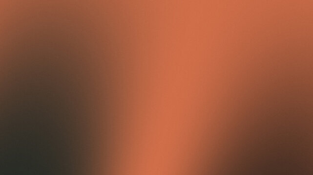 Earthy sage green and terracotta orange grainy gradient background with organic conical flow