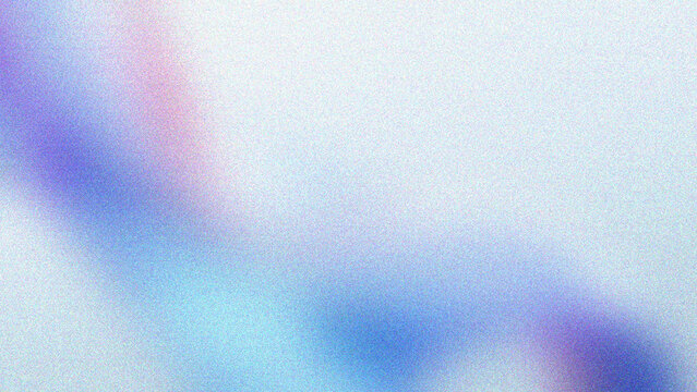 Bright pastel blue and purple grainy gradient background with soft ethereal light flow and retro noisy texture for modern aesthetic digital design and minimal artistic wallpaper.