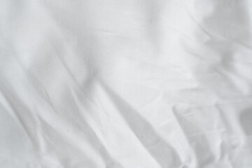 Fototapeta premium White bed sheet background