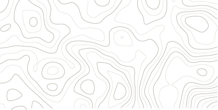 Contour line topographic map texture. Elevation level geological background. Grey pattern for cartography design. Minimalist geography layout for engineering.