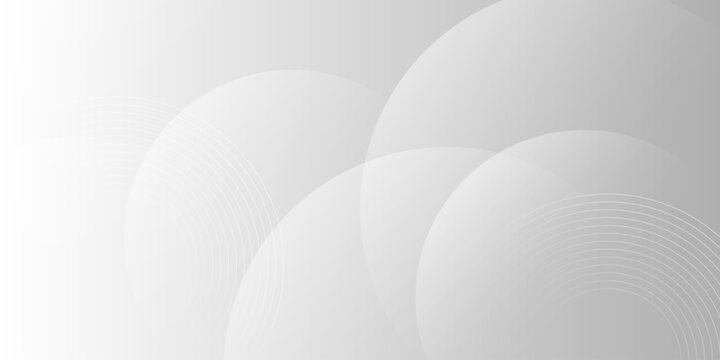 Abstract Modern Background with Overlapping White and Grey Circular Shapes and Soft Gradients for Professional Design