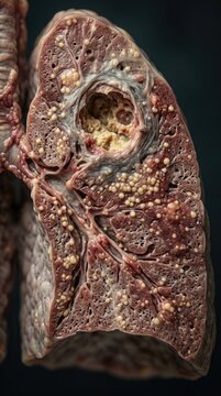 Respiratory tissue specimen: tuberculosis infection, mycobacterium disease, pulmonary cavity, lung illness, contagion prevention, bacterium diagnosis, inflammation screening, medicine treatment.