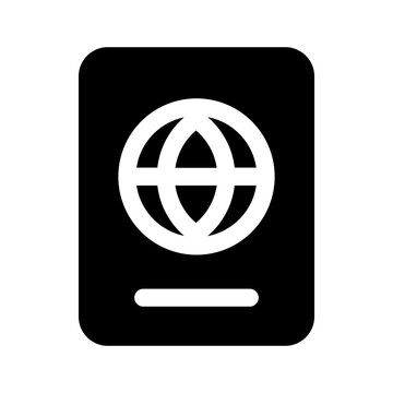 渡航書類を表すパスポートのアイコン